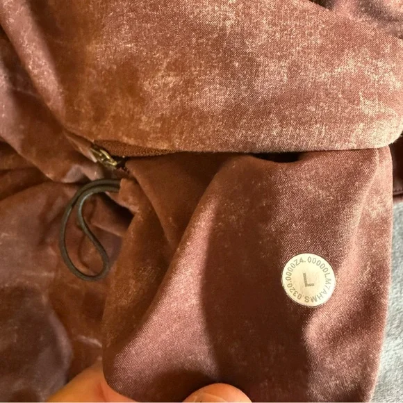 Lululemon Pace Breaker Shorts (7” inseam) in a Washed/Distressed Rust colorway. - Picture 4 of 4